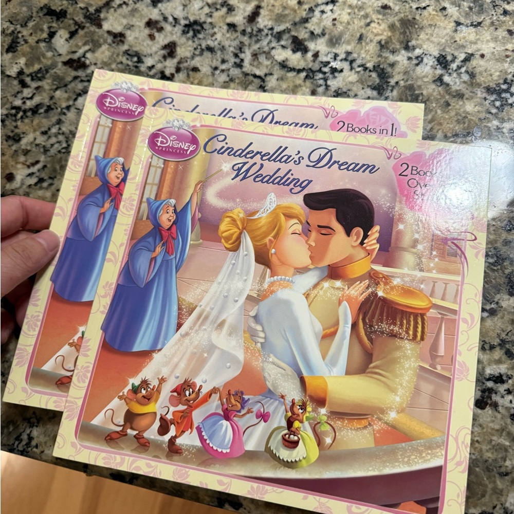 Disney's Cinderellas dream wedding  Storybook with stickers (2 count)
